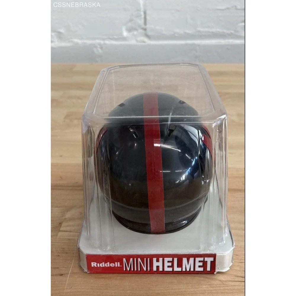 Riddell NCAA Nebraska Cornhuskers Black‎ Speed Mini-Helmet